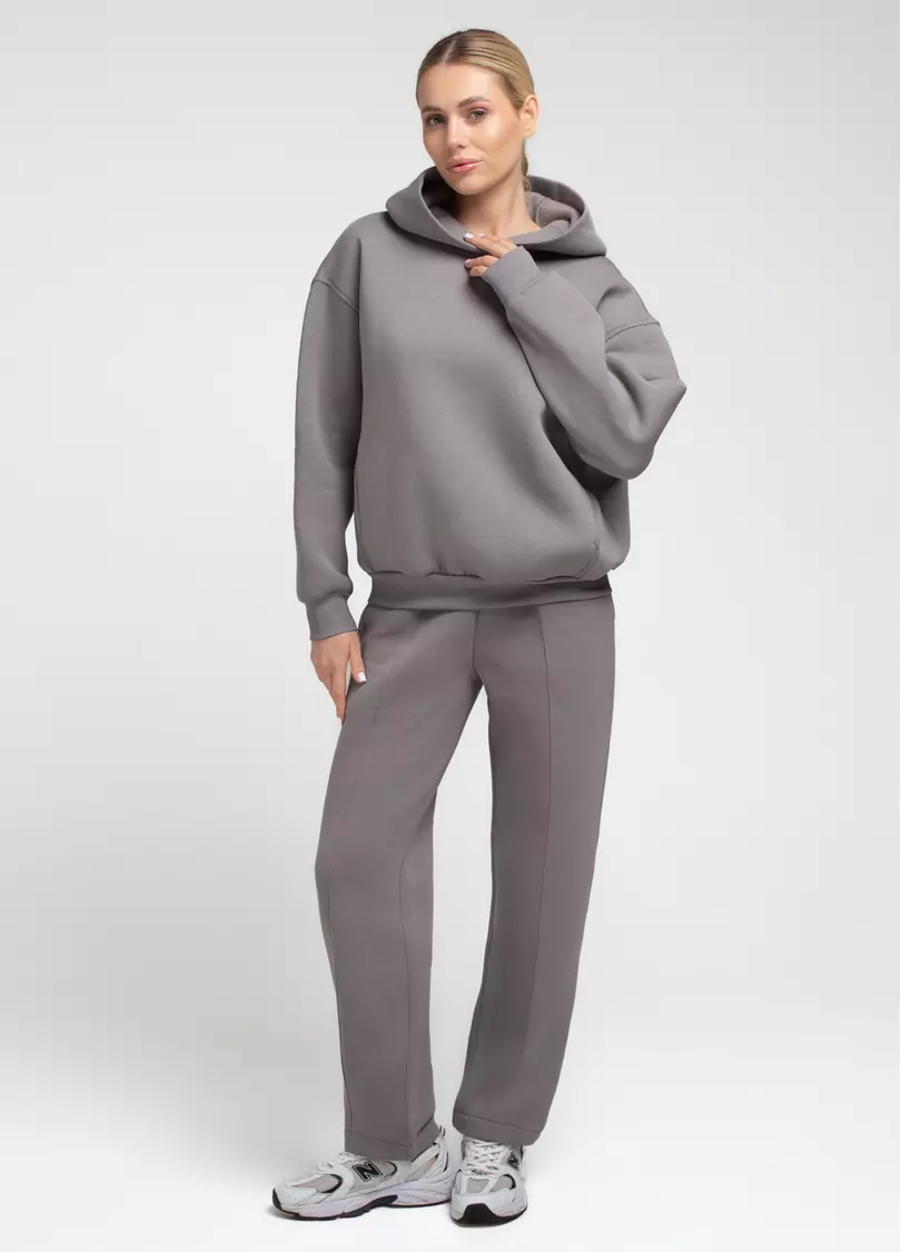 Комплект худи и штаны SPORT STYLE 5818/170 steel grey (серый)