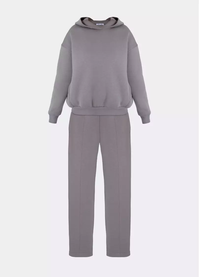 Комплект худи и штаны SPORT STYLE 5818/170 steel grey (серый)