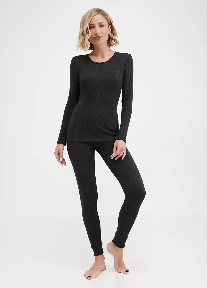 Термокомплект в рубчик THERMO SPORT 5313/190 dark grey (серый)