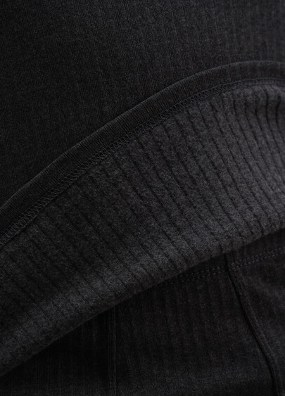 Мужской термокомплект в рубчик THERMO SPORT 9902/190 dark grey (серый)