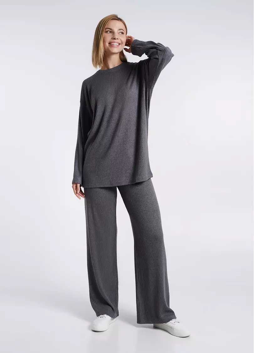 Вязаный комплект WARMLY TOUCH 5809/150 dark grey (серый)