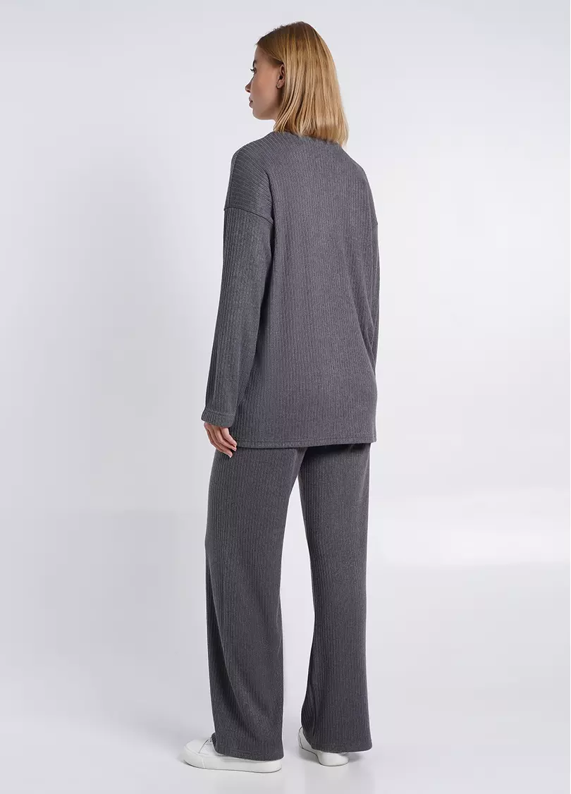 Вязаный комплект WARMLY TOUCH 5809/150 dark grey (серый)