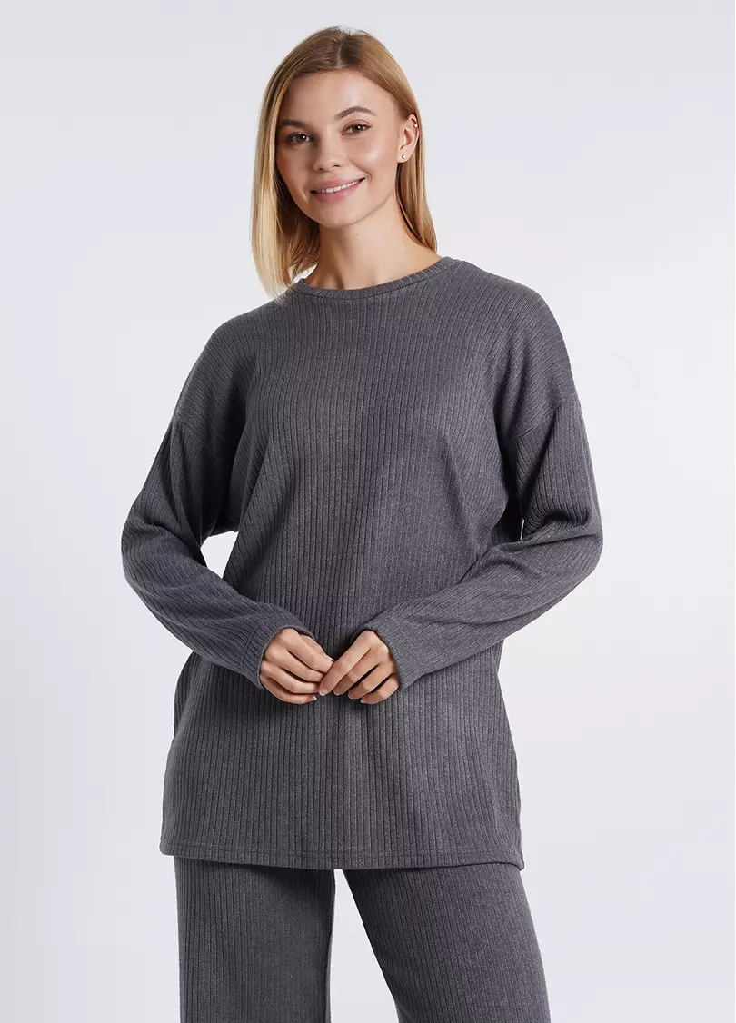 Вязаный комплект WARMLY TOUCH 5809/150 dark grey (серый)