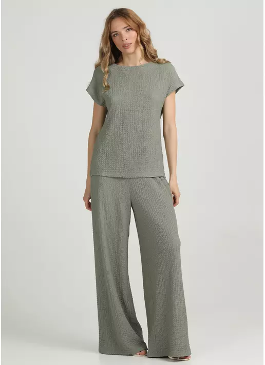 Комплект з жатої тканини WHISPERED FOLDS 5123/260 mint green (зелений)