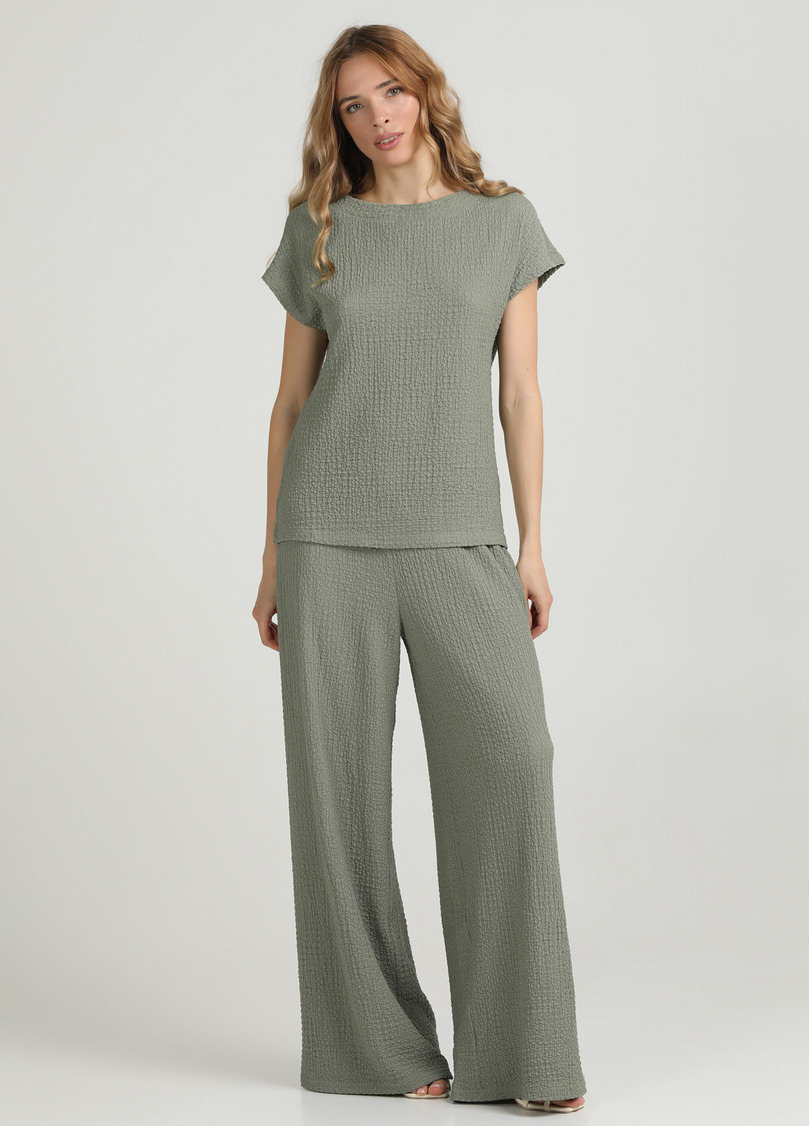 Комплект з жатої тканини WHISPERED FOLDS 5123/260 mint green (зелений)