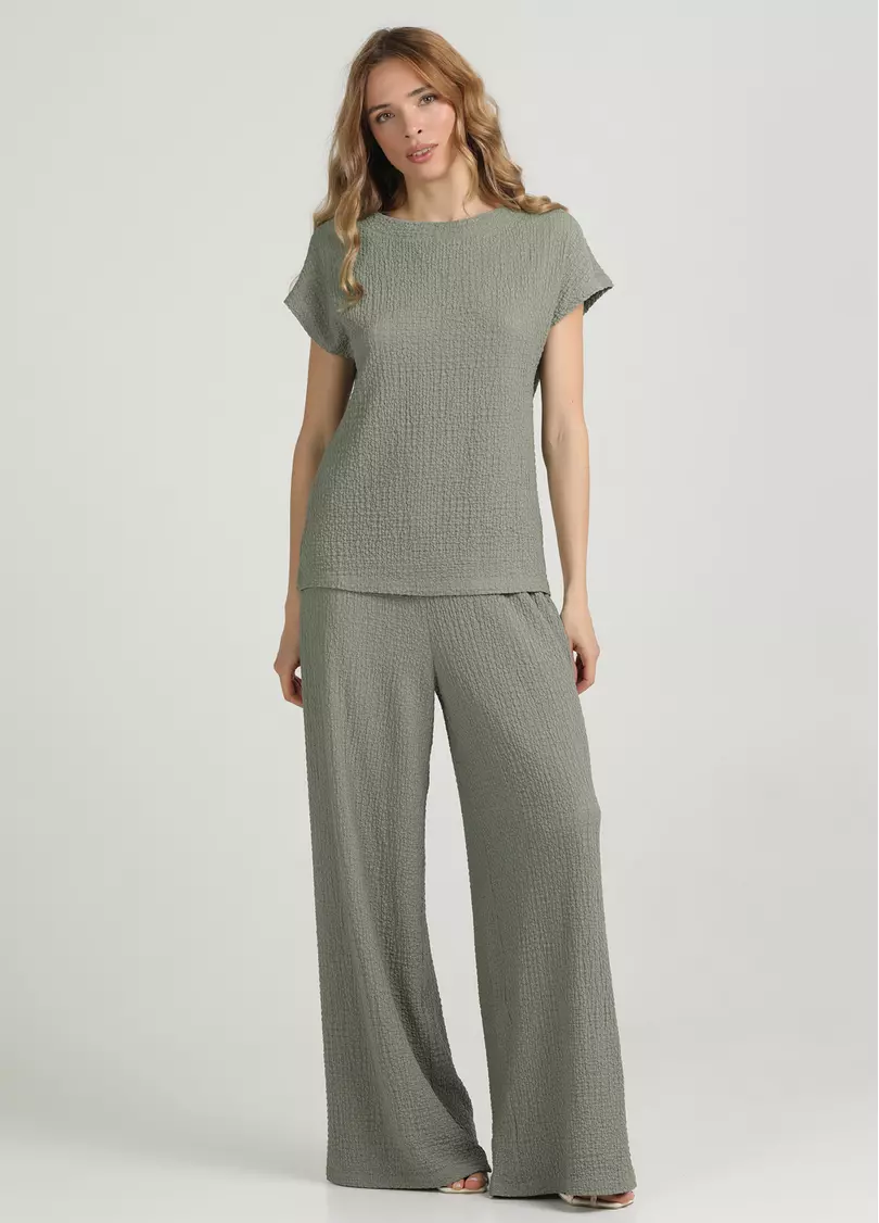 Комплект из жатой ткани WHISPERED FOLDS 5123/260 mint green (зеленый)