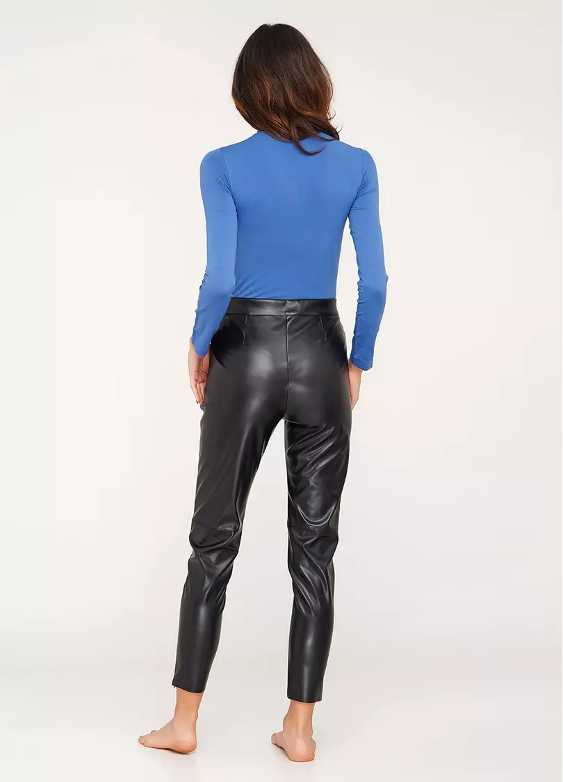 Леггинсы из искусственной кожи LEGGY STRONG 4309/090 (черный)