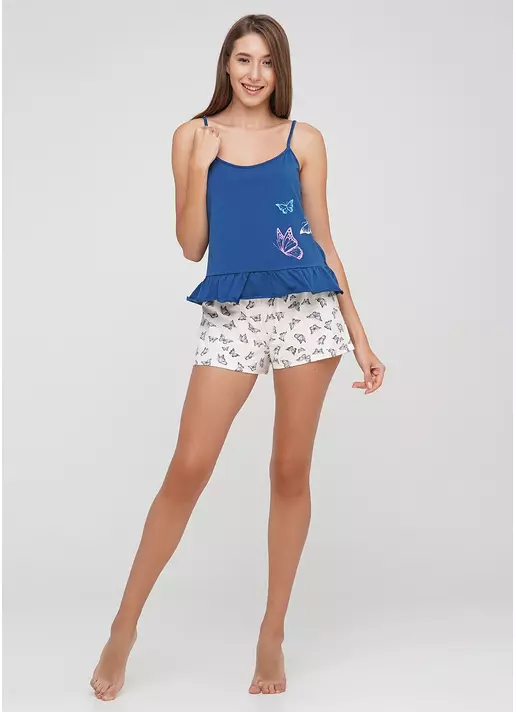 Ночной комплект с шортами BUTTERFLY 6021/010
