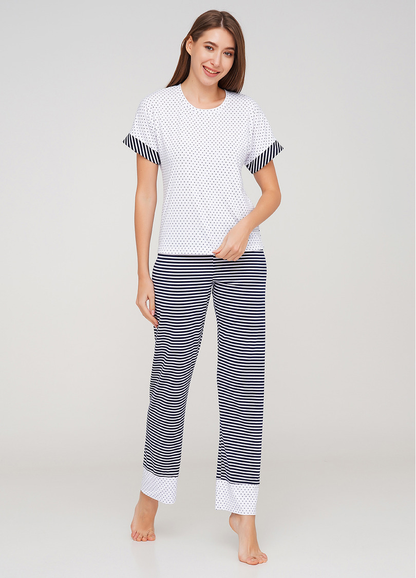 Пижама из вискозы CHRISTMAS LOADING 5114/030