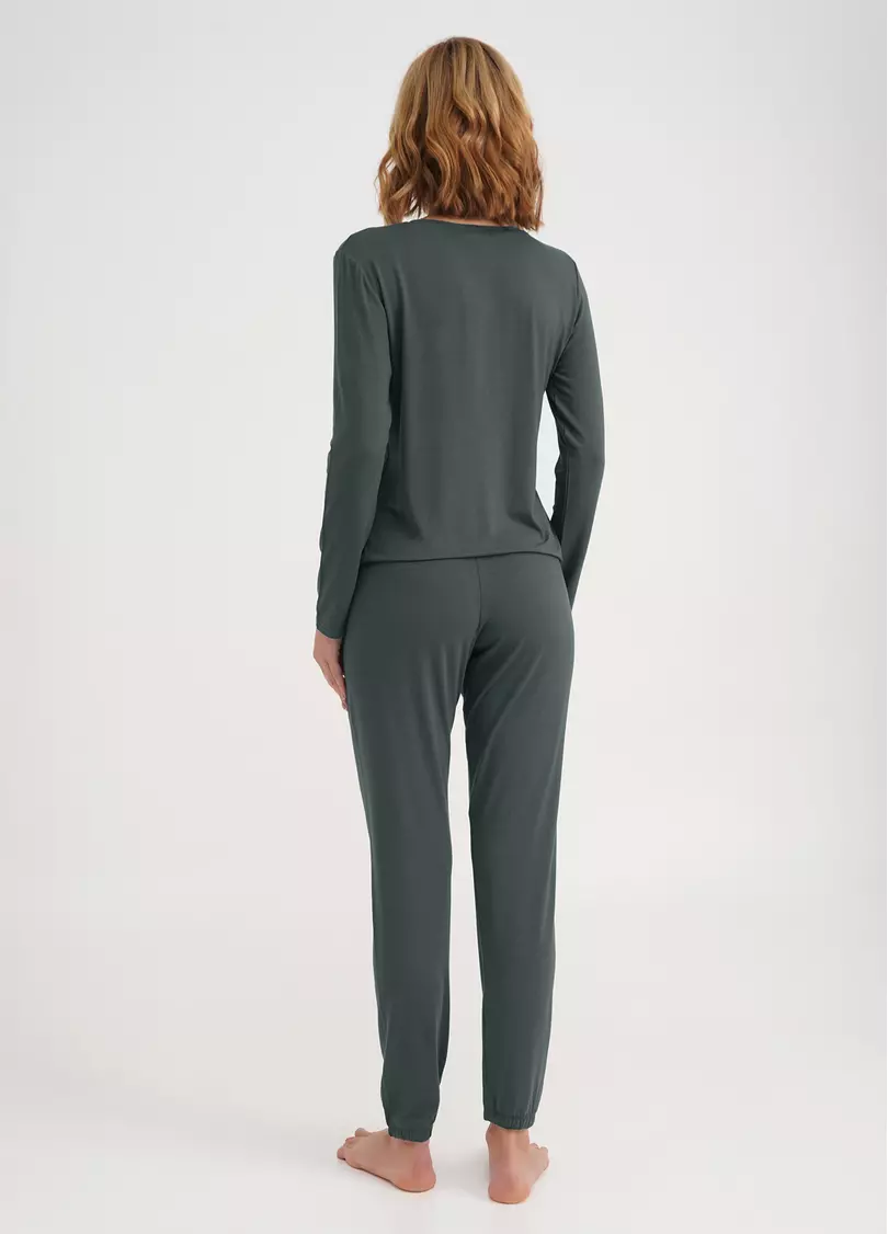 Комплект пижамы из вискозы COMFORT STYLE 5323/030khaki (хаки)