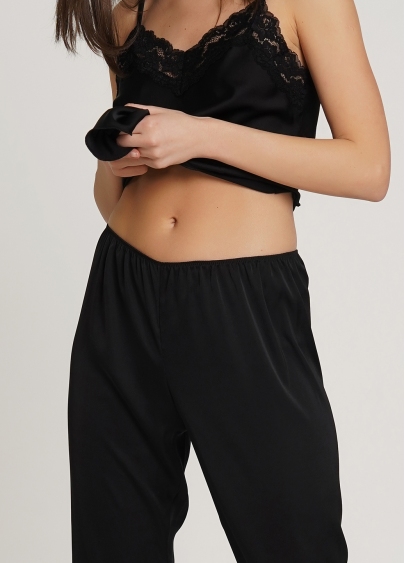 Жіноча піжама зі штанами HELENA 5003/051 (чорний)