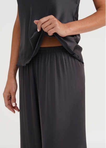 Шовкова піжама з брюками-палаццо та майкою HELENA 5008/051 griffel (сірий)