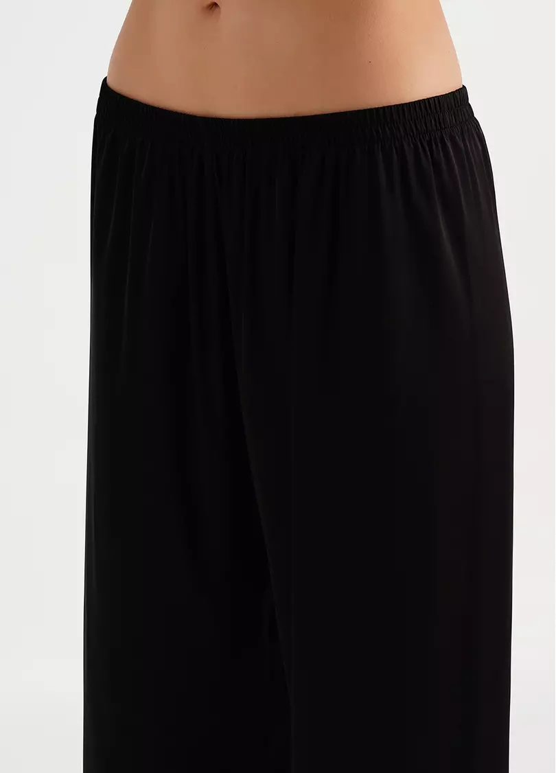 Шовкова піжама сорочка та штани HELENA 5508/050 black (чорний)