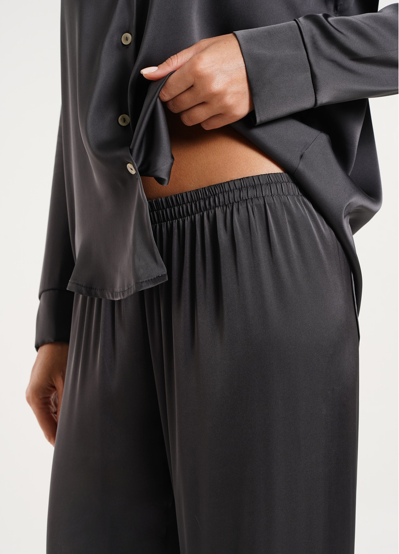 Шовкова піжама сорочка та штани HELENA 5508/050 griffel (сірий)