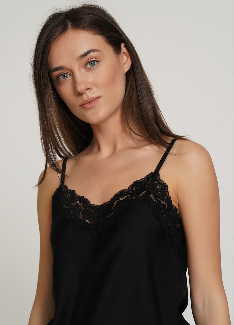 Комплект піжами з шортиками HELENA 6007/051 black (чорний)