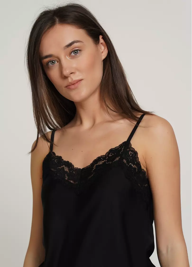 Комплект піжами з шортиками HELENA 6007/051 black (чорний)