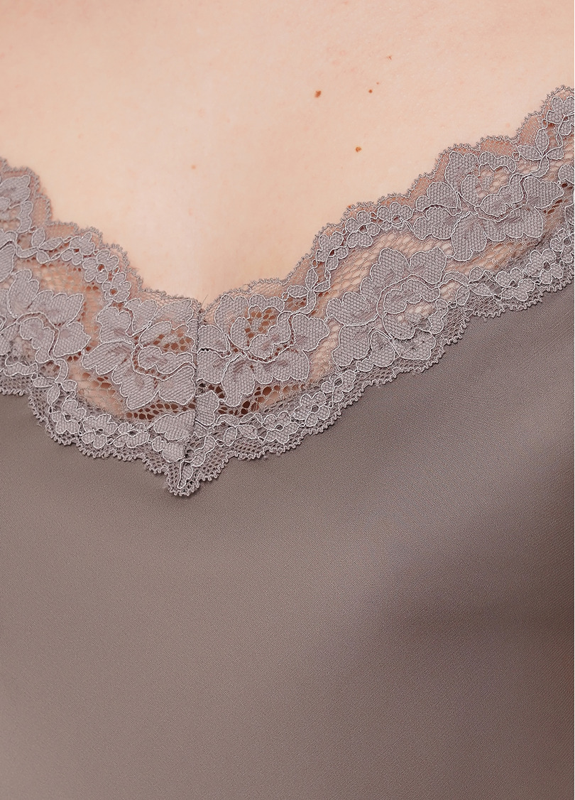 Комплект піжами з шортиками HELENA 6007/051 (коричневий)