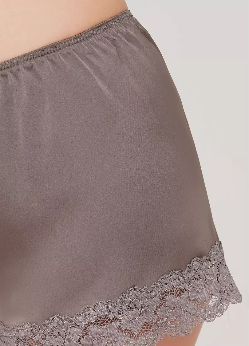 Комплект пижамы с шортиками HELENA 6007/051 (коричневый)