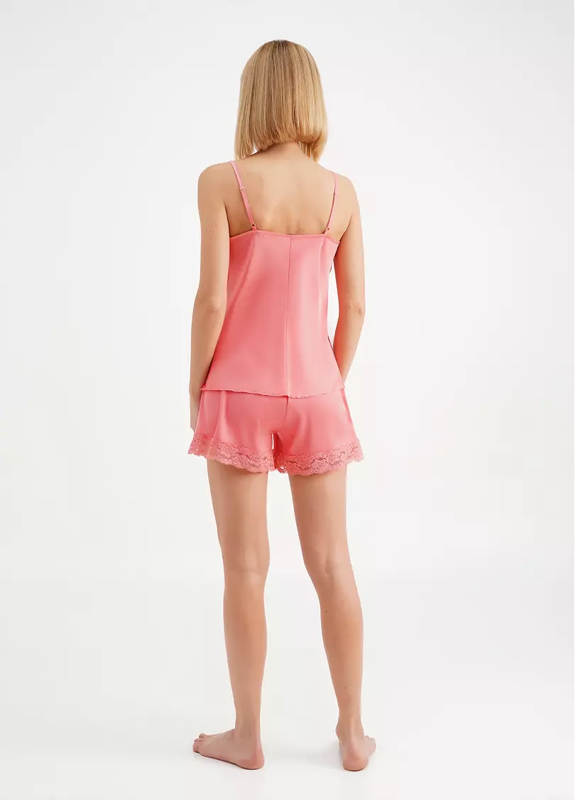 Комплект пижамы с шортиками HELENA 6007/051 coral (розовый)