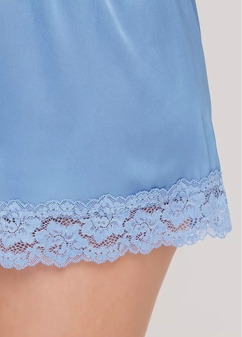 Комплект піжами з шортиками HELENA 6007/051 (лазурний)