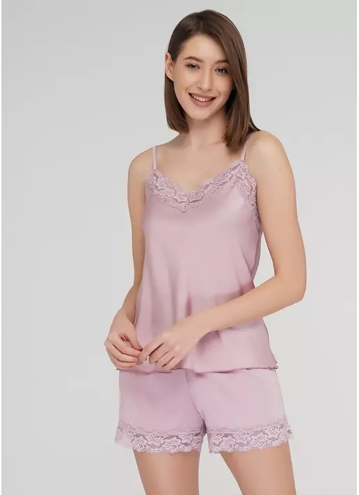 Комплект пижамы с шортиками HELENA 6007/051 (розовый)