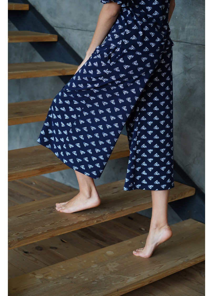 Піжамний комплект з віскози JE T'AIME 5208/030 navy (синій)