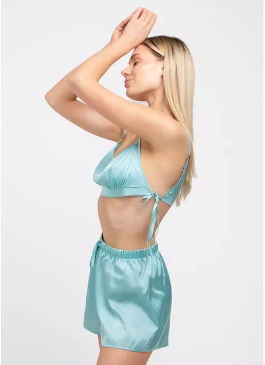 Шовкова піжама LEAFSONG 6702/050 gum leaf (зелений) Шовкова піжама LEAFSONG 6702/050 gum leaf (зелений)