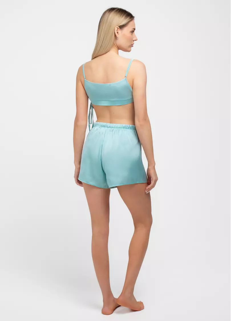 Шовкова піжама LEAFSONG 6702/050 gum leaf (зелений)