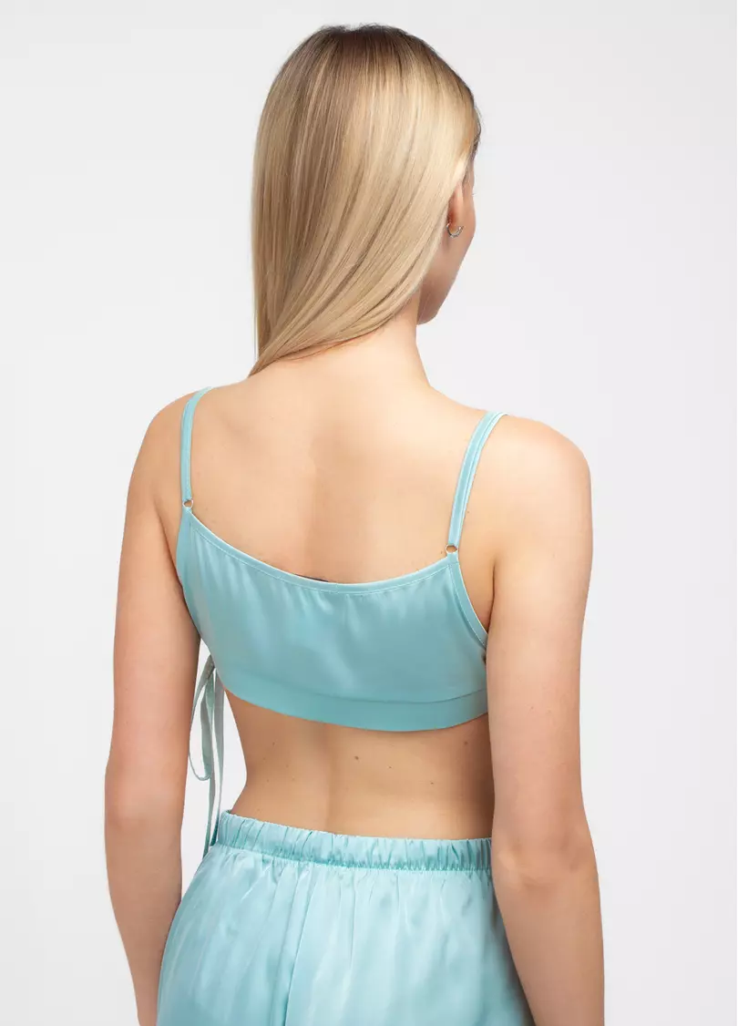 Шовкова піжама LEAFSONG 6702/050 gum leaf (зелений)