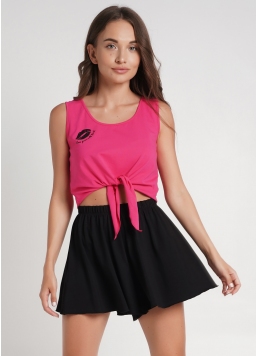 Пижамный комплект майка и шорты LOVE YOURSELF 6030/010 pink/black (розовый/черный)