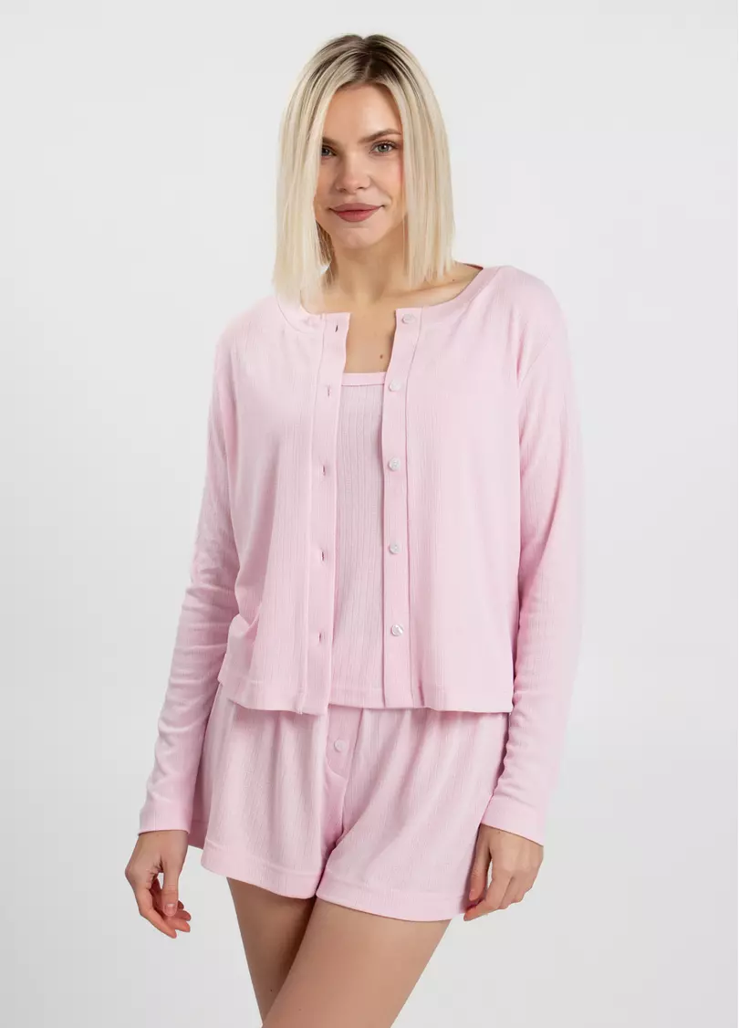 Пижамный комплект тройка MALLOW 10201/310 pink (розовый)