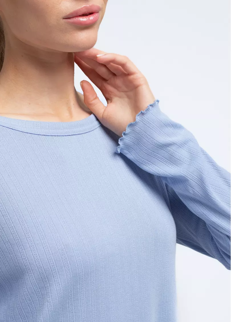 Пижама из ажурного трикотажа MALLOW 5346/310 cornflower blue (голубой)