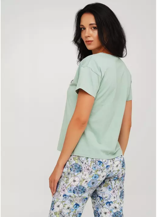 Комплект пижамы с футболкой и штанами OLIVE 5112/101