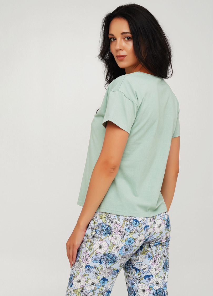 Комплект піжами з футболкою і штанами OLIVE 5112/101