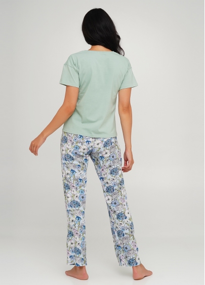 Комплект піжами з футболкою і штанами OLIVE 5112/101