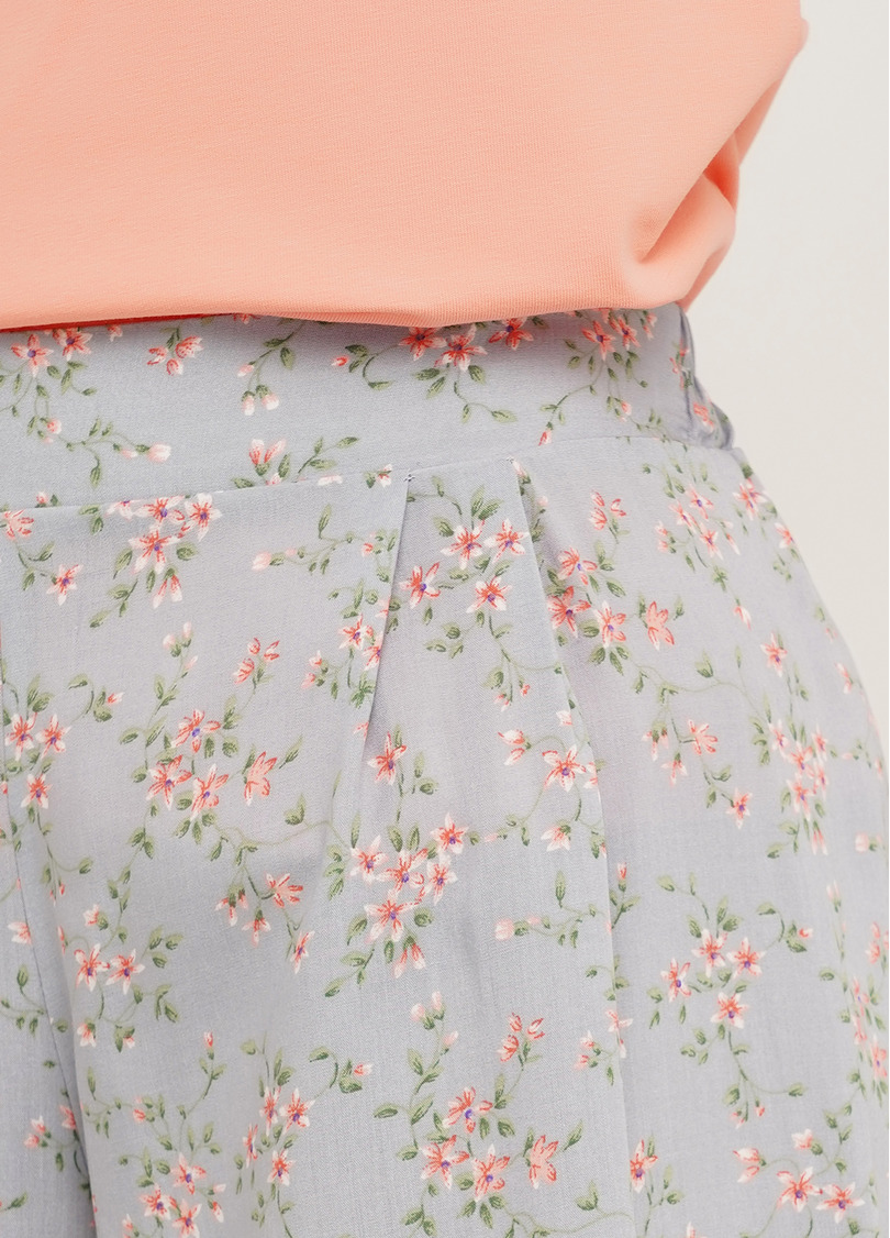 Бавовняний комплект піжами з шортиками ROSE 6024/100