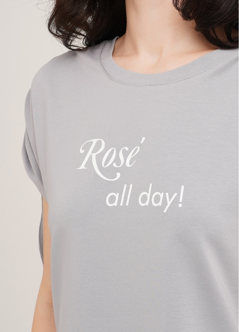 Бавовняна піжама з короткими рукавами та шортиками ROSE 6114/010