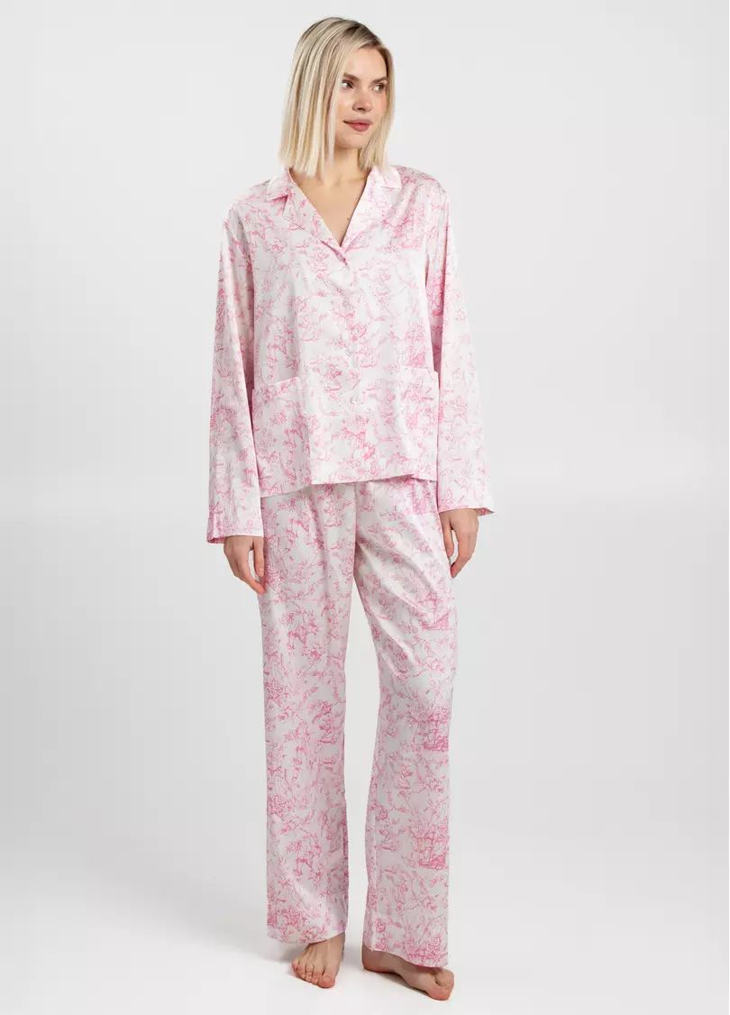 Шелковая пижама TOILE SILK 5511/050 (розовый)
