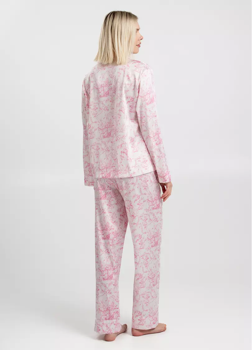Шелковая пижама TOILE SILK 5511/050 (розовый)