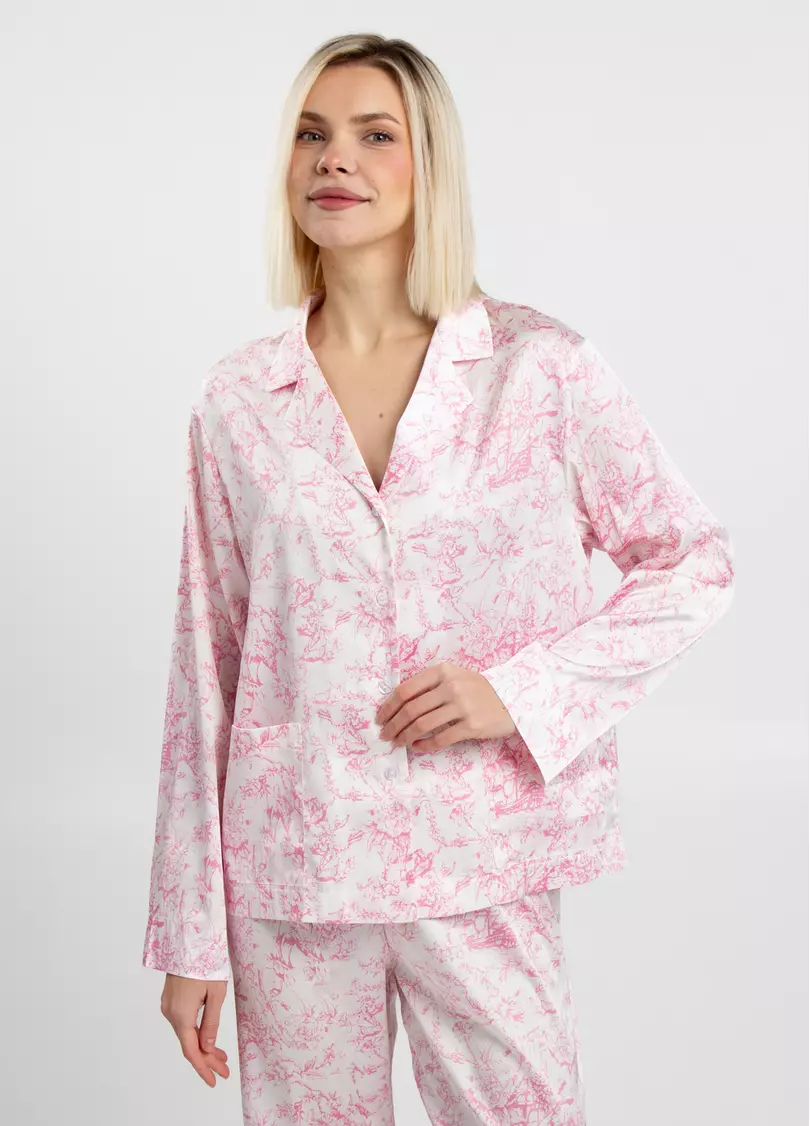 Шелковая пижама TOILE SILK 5511/050 (розовый)