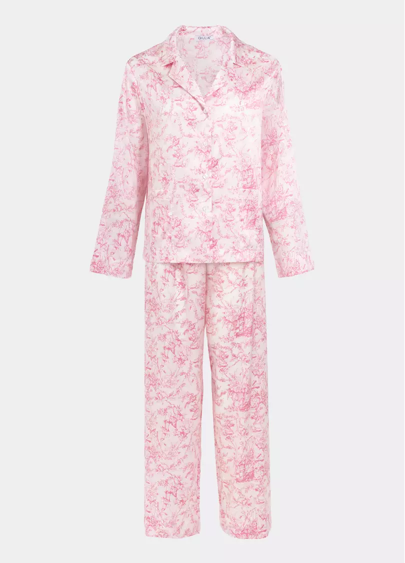 Шелковая пижама TOILE SILK 5511/050 (розовый)