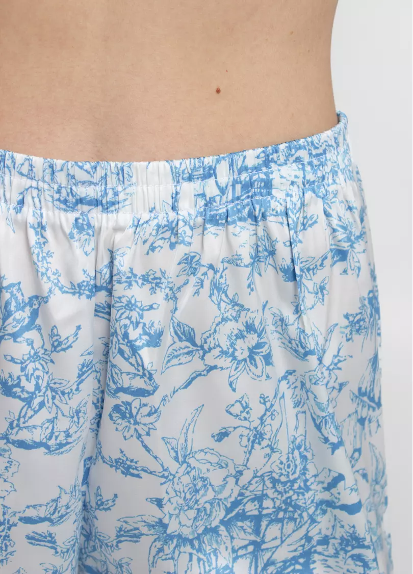 Шелковая пижама TOILE SILK 5512/050 (голубой)