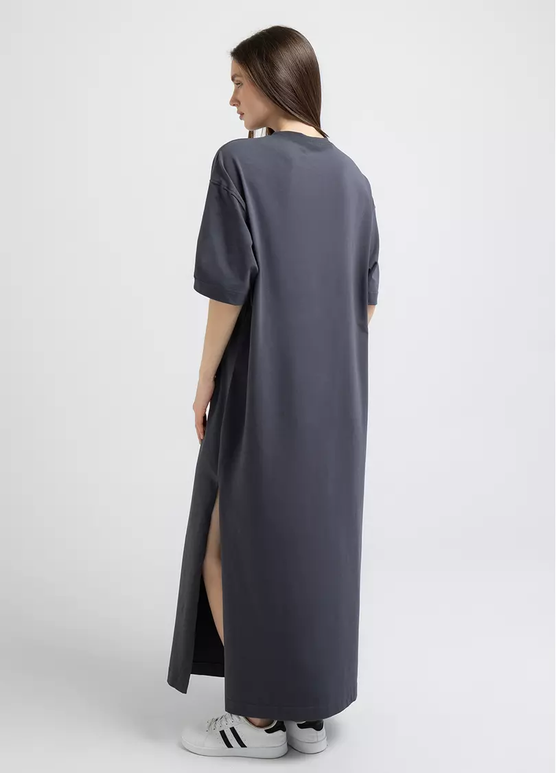 Платье-макси с разрезами STREET STYLE 8716/010 graphite (серый)