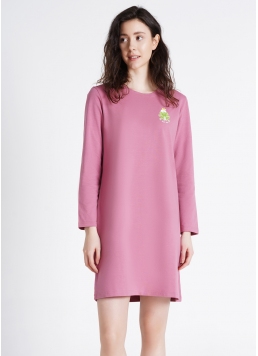 Ночная рубашка с длинными рукавами FLOW&FROG 8309/010 pink (розовый)