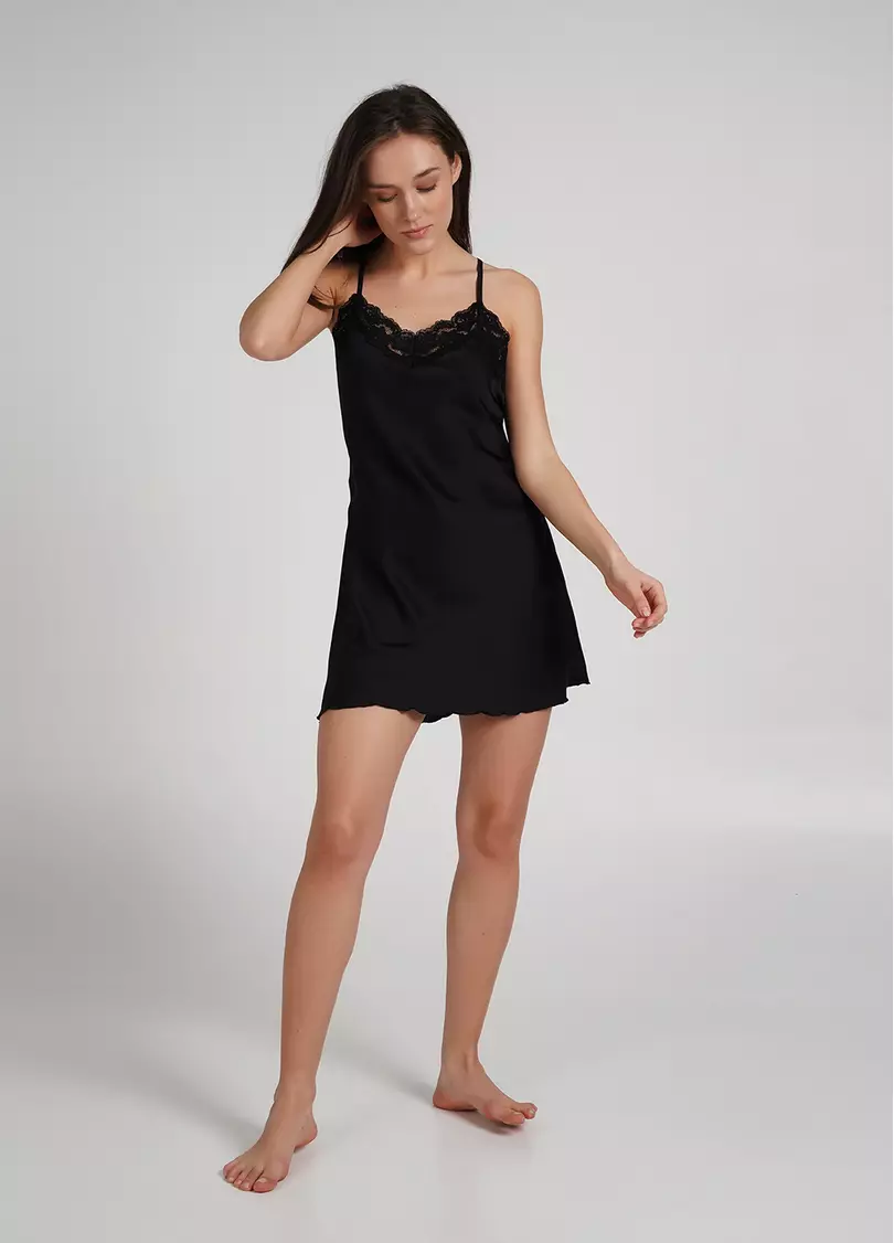 Ночная сорочка HELENA 8011/051 black (черный)