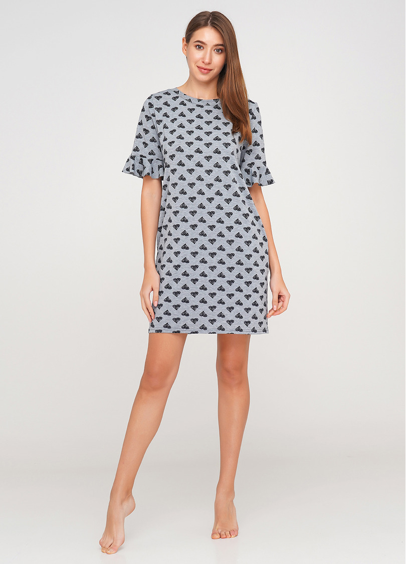 Сорочка ночная женская JE T'AIME 8216/030 grey (серый)