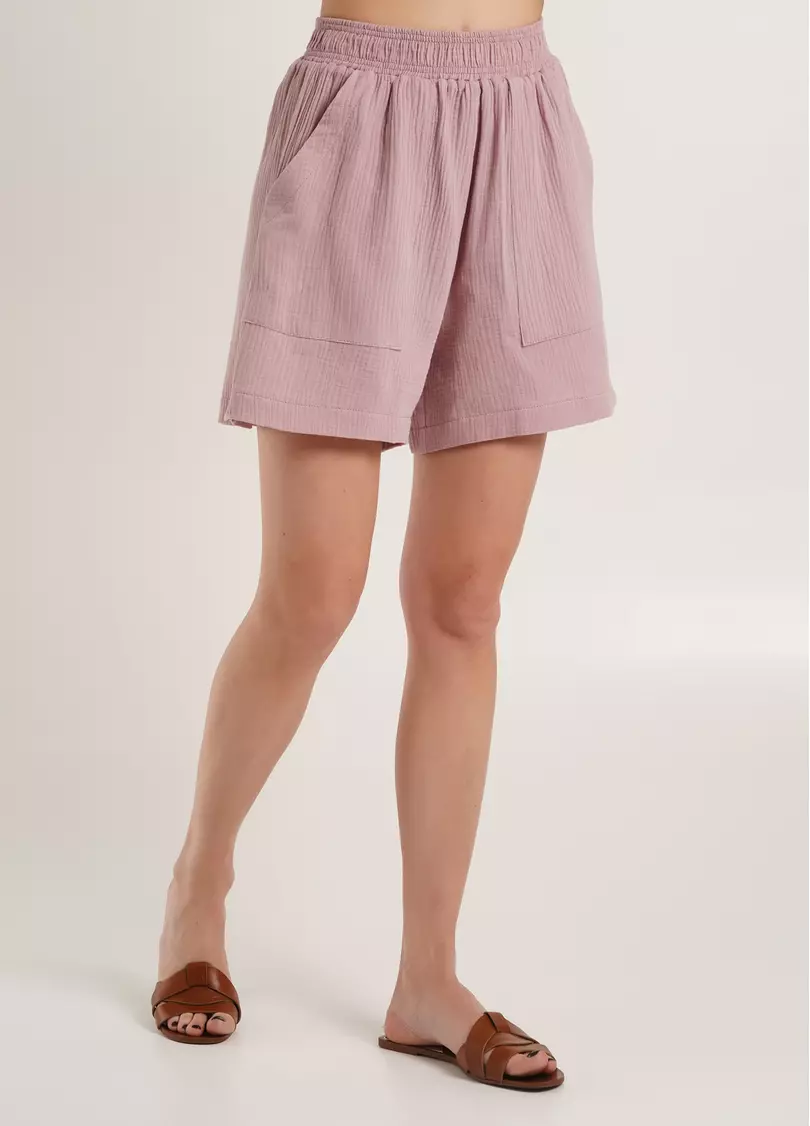 Шорти з мусліна CRUISE 4203/010 ashen rose (рожевий)