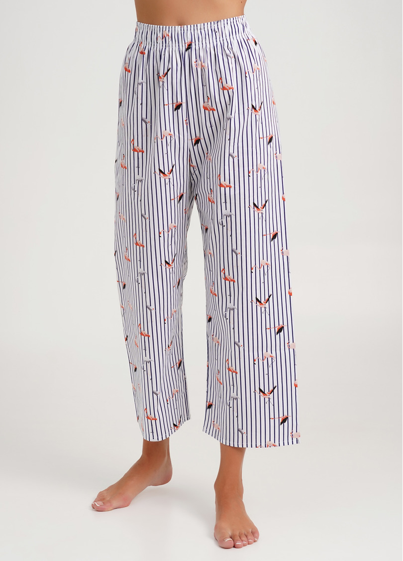 Штани укорочені в смужку FLAMINGO 4318/010 dark blue stripe (синій)