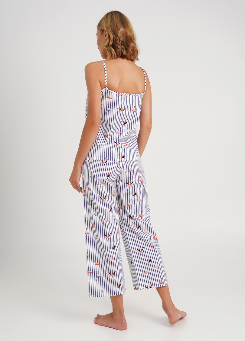 Штани укорочені в смужку FLAMINGO 4318/010 dark blue stripe (синій)