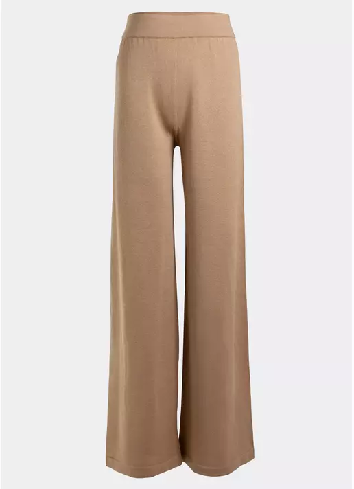 Прямі штани з в'язаного трикотажу FREYJA CTN 4327/230 (бежевий) Прямі штани з в'язаного трикотажу FREYJA CTN 4327/230 (бежевий)